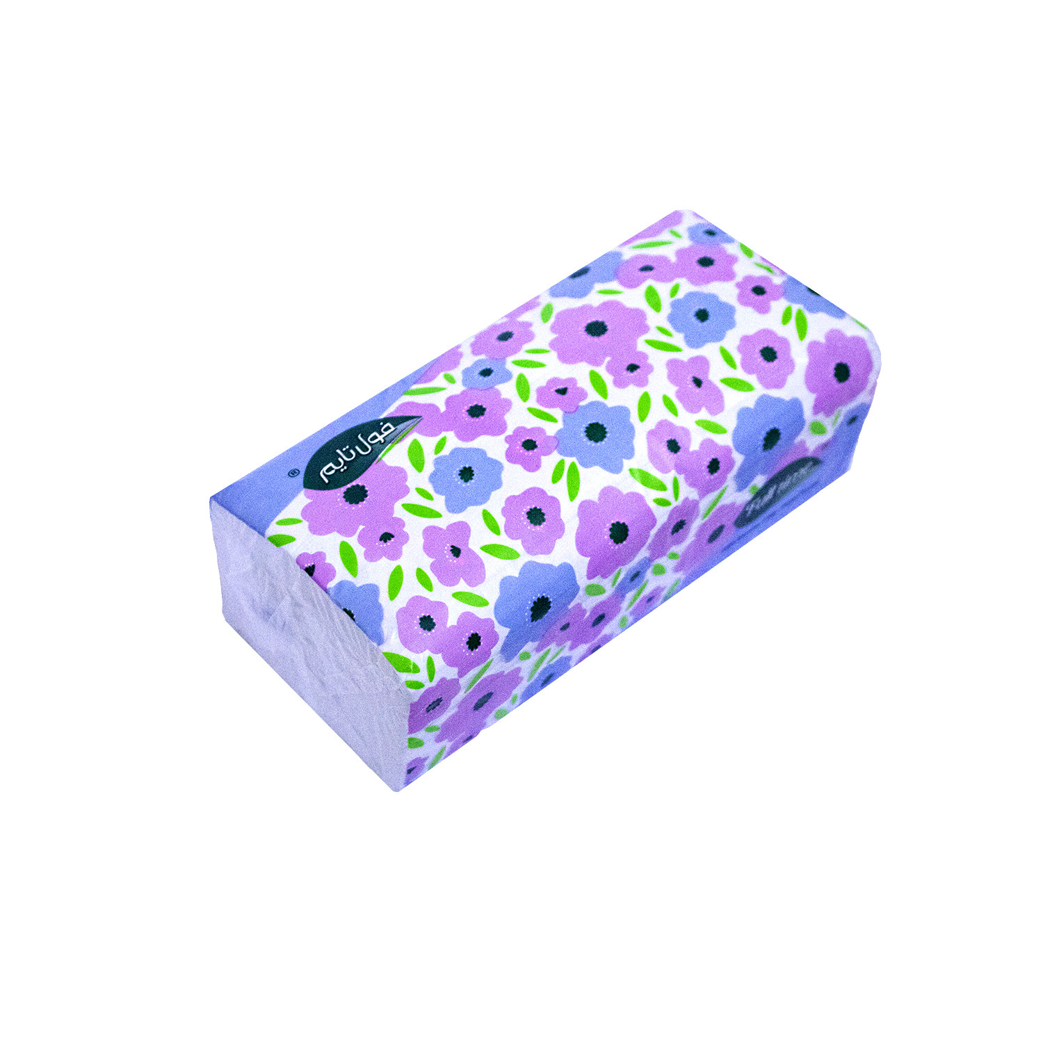 دستمال کاغذی 250 برگ فول تایم مدل دولایه اقتصادی کد M38 بسته 2 عددی