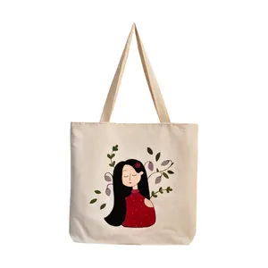 کیف دوشی دست دوز زنانه طرح دختر مو