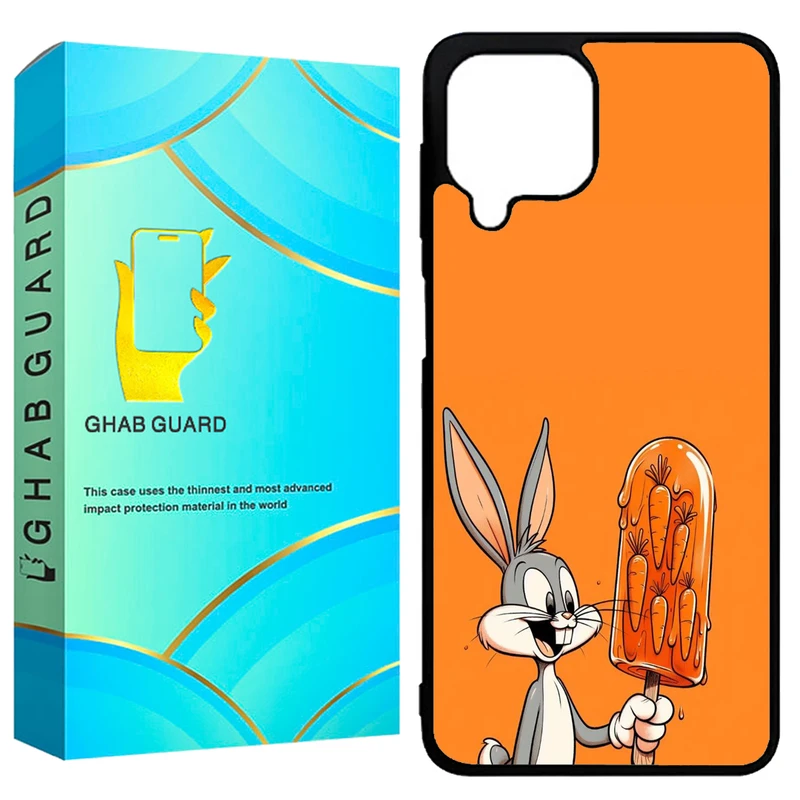 کاور قاب گارد طرح خرگوش مدل GCHPA224 مناسب برای گوشی موبایل سامسونگ Galaxy A22 4G / M22 4G / M32 4G
