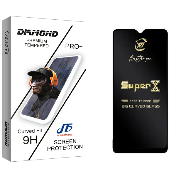 محافظ صفحه نمایش جی اف مدل Diamond SuperX مناسب برای گوشی موبایل سامسونگ Galaxy A04