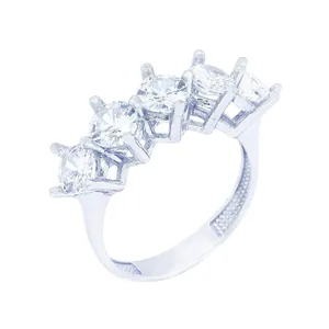 انگشتر نقره زنانه مدل javaher5tayi-0052