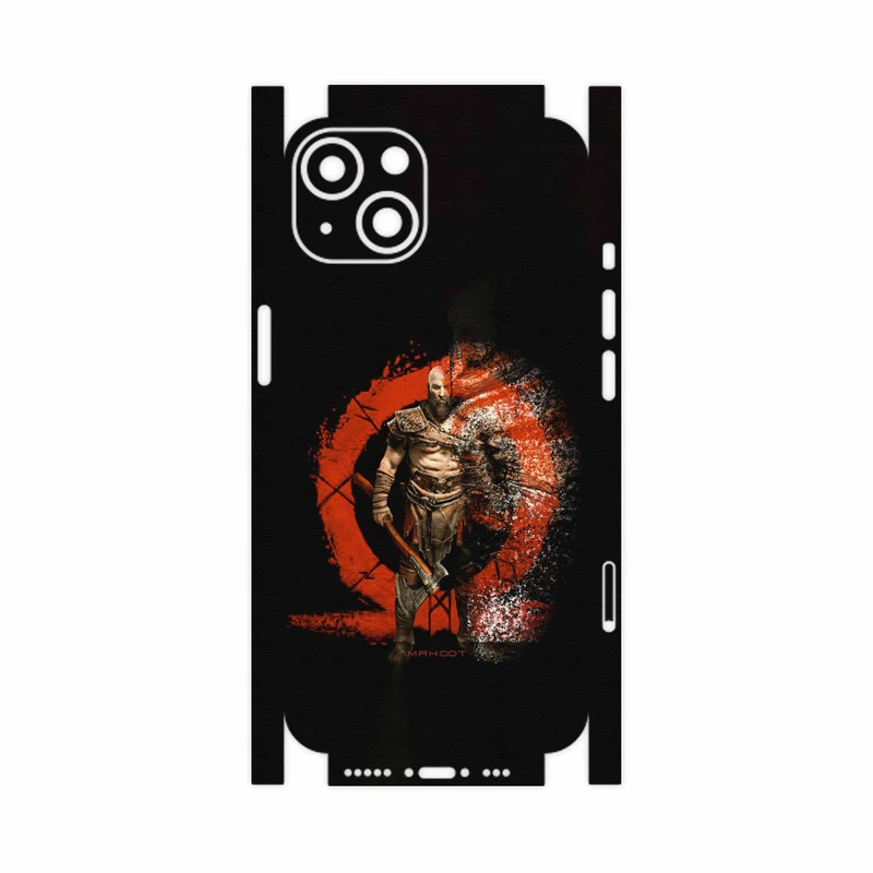 برچسب پوششی ماهوت مدل God-Of-War-Game-FullSkin مناسب برای گوشی موبایل اپل iPhone 13