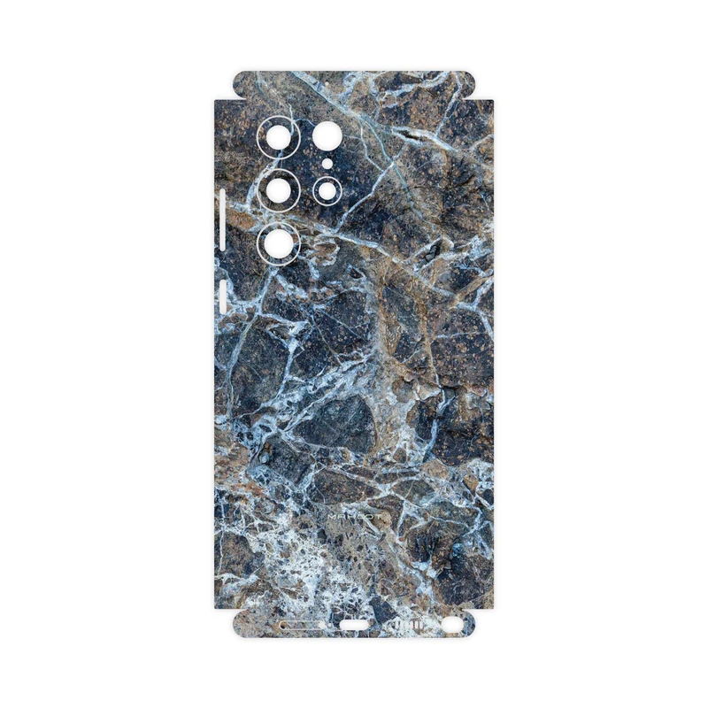 برچسب پوششی ماهوت مدل Earth-White-Marble-FullSkin مناسب برای گوشی موبایل سامسونگ Galaxy S22 Ultra 5G
