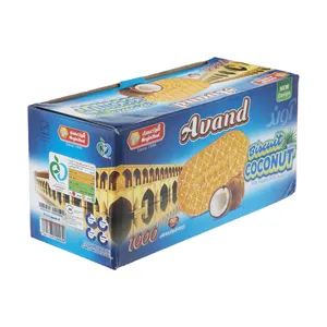 بیسکویت آوند با طعم نارگیل و تزیین شکر مقدار 900 گرم
