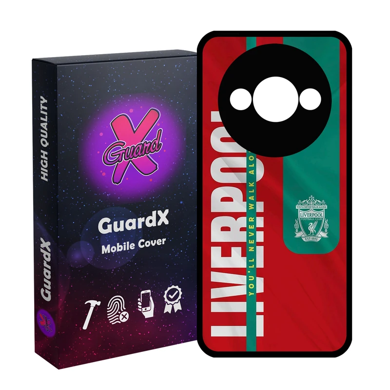 کاور گارد ایکس طرح Liverpool مدل Glass10793 مناسب برای گوشی موبایل شیائومی Redmi A3 4G/ A3X 4G/ Poco C61