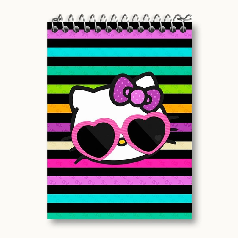 دفتر یادداشت 50 برگ خندالو مدل هلو کیتی Hello Kitty کد 2467