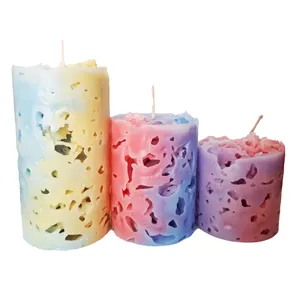 شمع دست ساز مدل box-61 مجموعه 3 عددی 