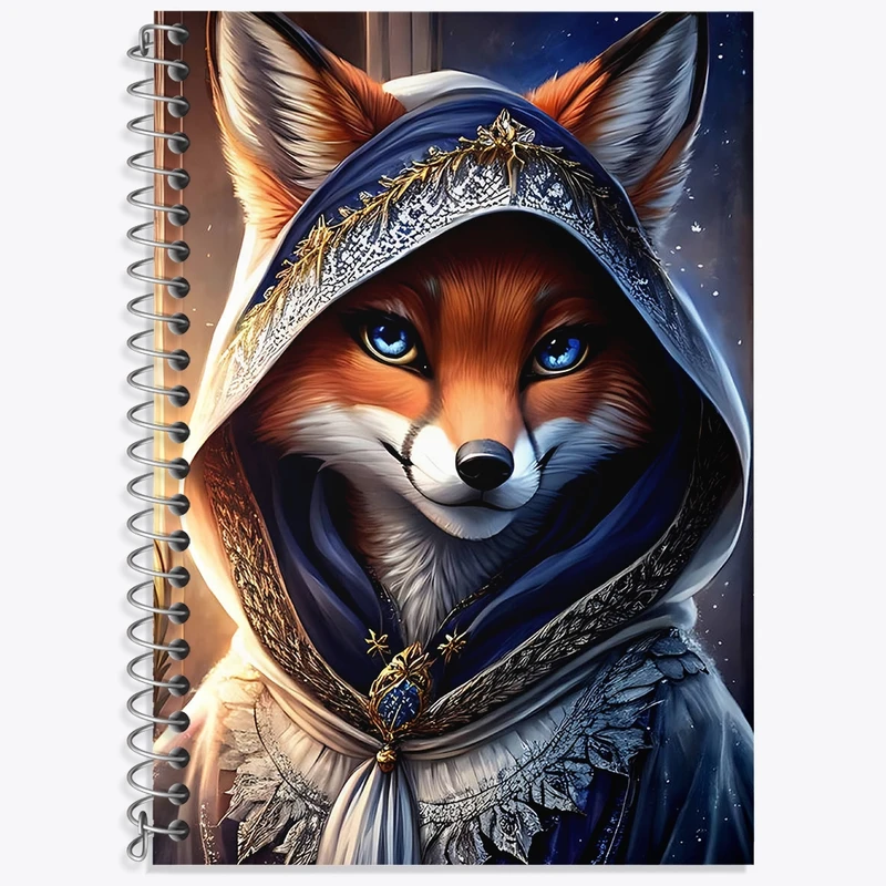 دفتر لغت 50 برگ خندالو طرح روباه کد N1639