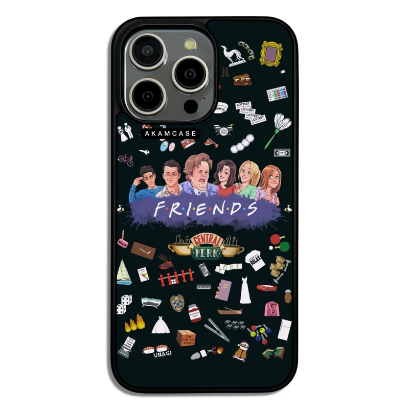 کاور آکام مدل AMCWA15PROMAX-FRIENDS9 مناسب برای گوشی موبایل اپل iPhone 15 Pro Max
