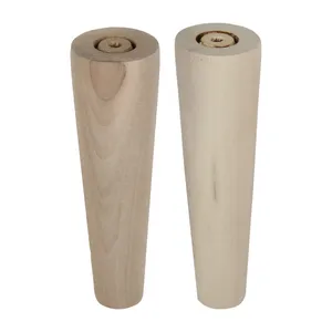 پایه میز مدل چوبی مخروطی کد 25 مجموعه 2 عددی