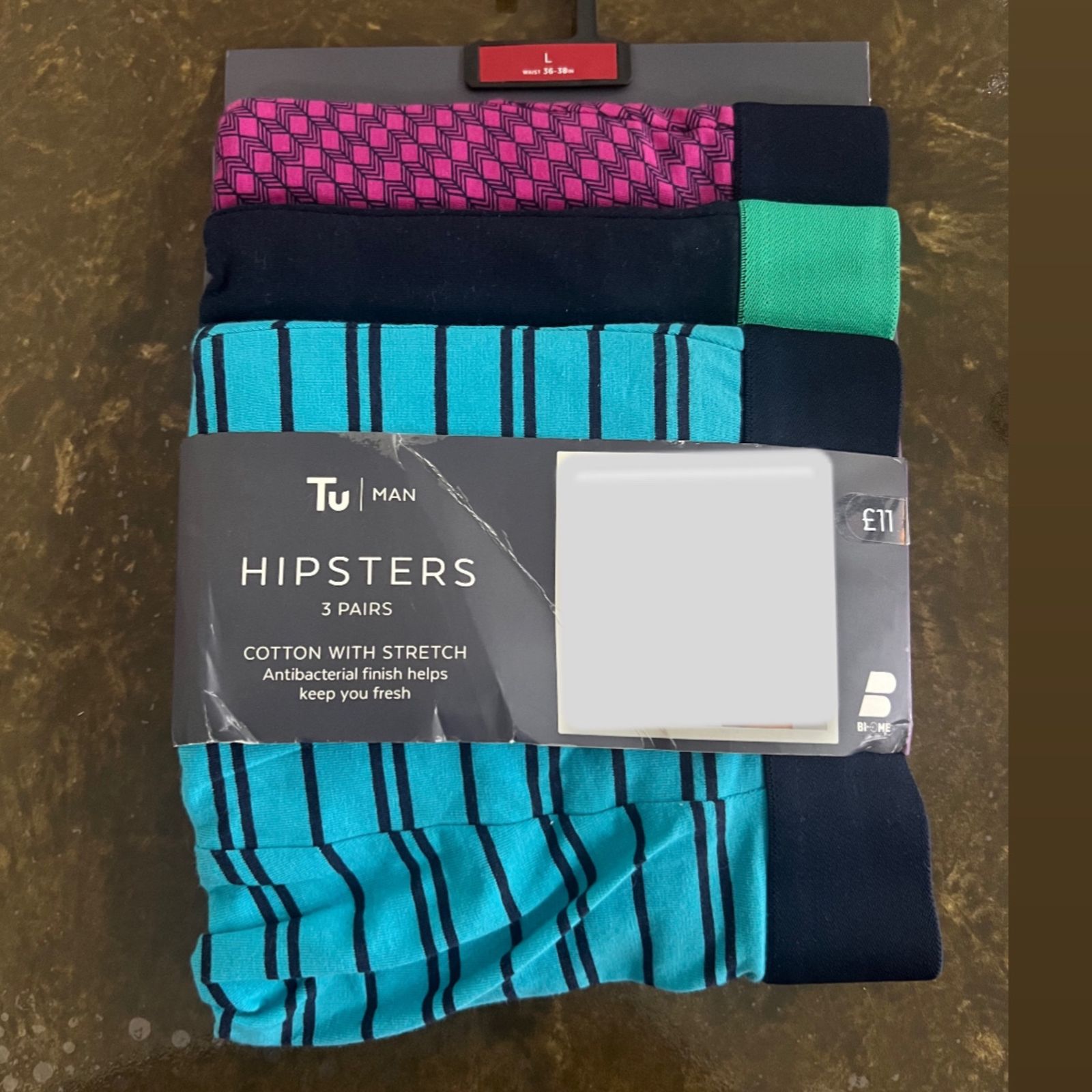 شورت پادار مردانه تی یو مدل S100 بسته 3 عددی -  - 3