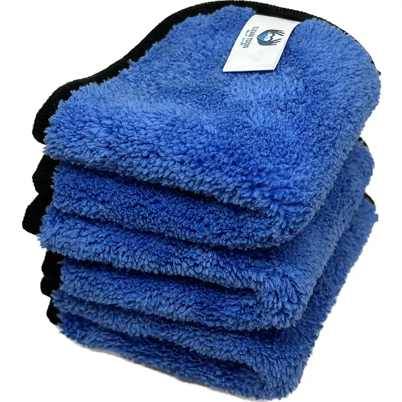 دستمال نظافت خودرو کلینتون مدل سوپر میکروفایبر کد 401-CL600B بسته 3 عددی