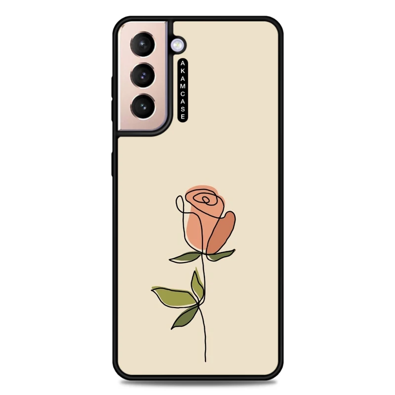 کاور آکام مدل AMC-WSGS21P-FLOWERS-21 مناسب برای گوشی موبایل سامسونگ Galaxy S21 Plus