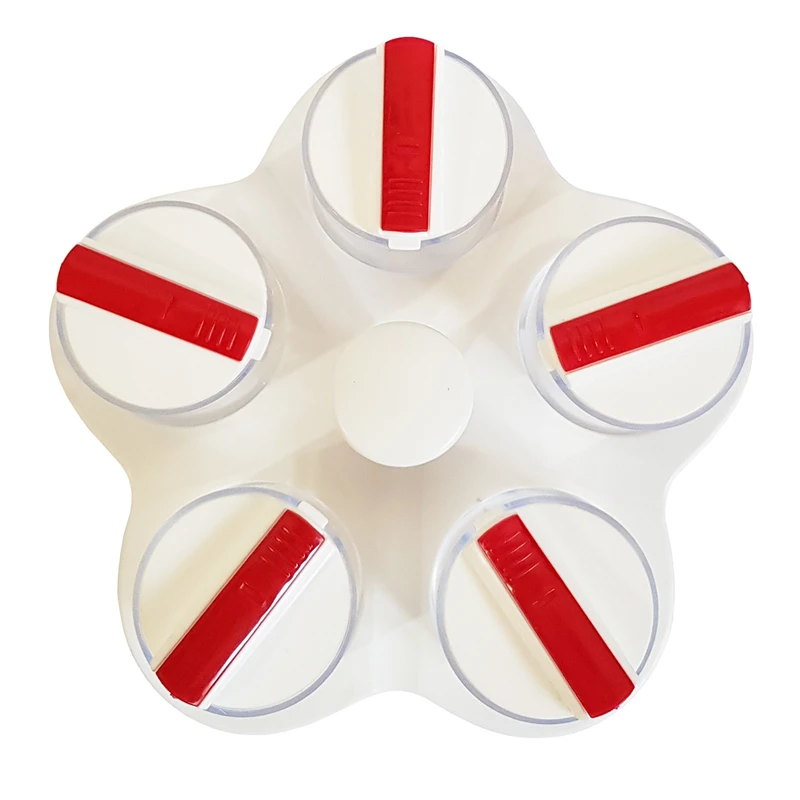 عکس شماره 8 : ست جای ادویه 6 پارچه مدل چرخشی 360