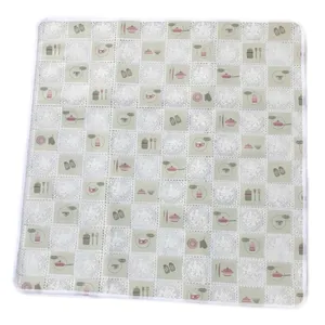 سفره 14 نفره مدل رویال طرح گیپور سایز 300×140 سانتی متر