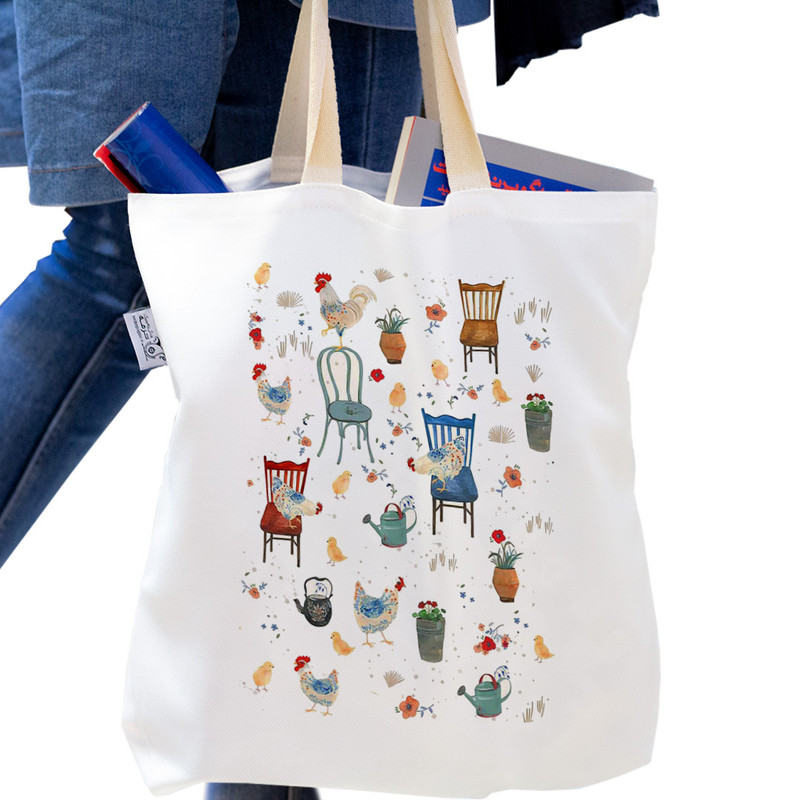 ساک خرید ترمه طراحان ایده مدل مزرعه کد strm1110 - SS