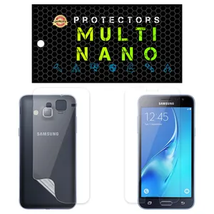 Multi Nano X-SFT Screen Protector For Samsung Galaxy J3 2016 with back skin