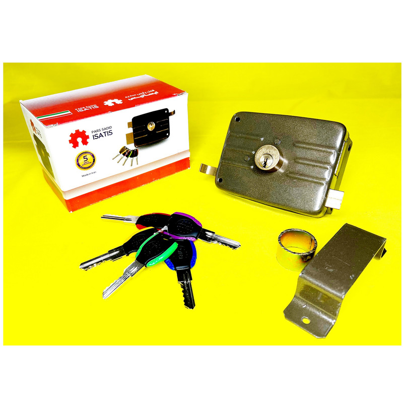 قفل حیاطی ایساتیس مدل دوشیار