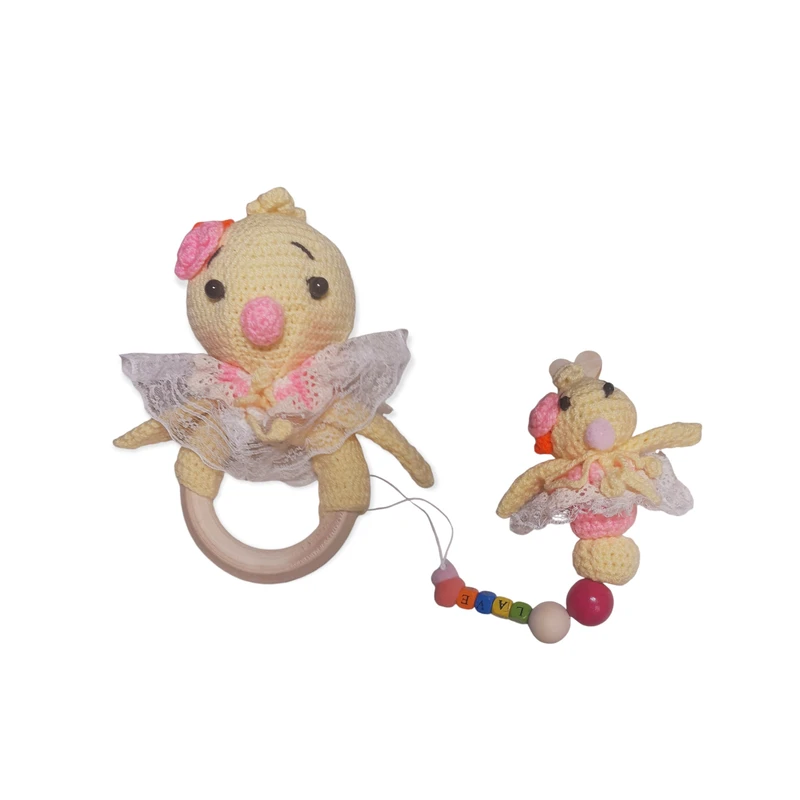 جغجغه مدل جوجه مجموعه دو عددی