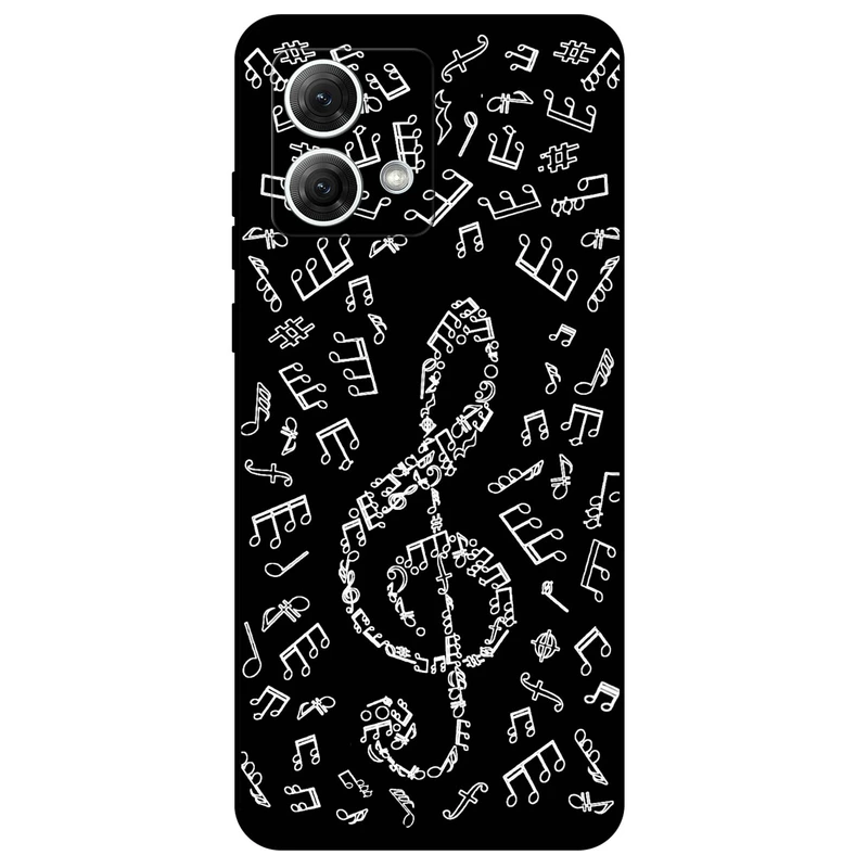 کاور مگافون طرح نوت موسیقی مدل 1370 مناسب برای گوشی موبایل موتورولا Moto G84