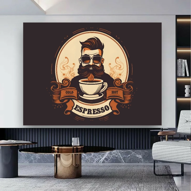  تابلو بوم طرح کافی شاپ کد BK1730