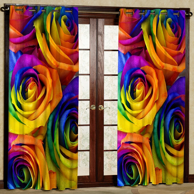 پرده مدل مخمل پانچی کد 1815T2 سایز 200x140 سانتی متر