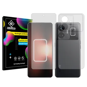 Arka Glass Tough model transparent screen protector suitable for Realme GT3 mobile phone along with the back of the phone protector