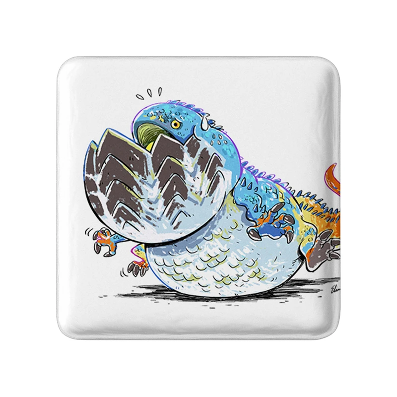 مگنت خندالو طرح بازی شکارچی هیولا (Monster Hunter) مدل مربعی کد 33226