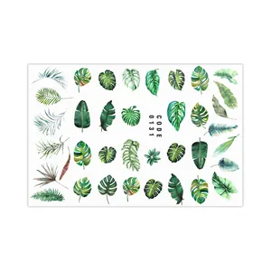 لنز ناخن مدل برگ انجیری کد 131