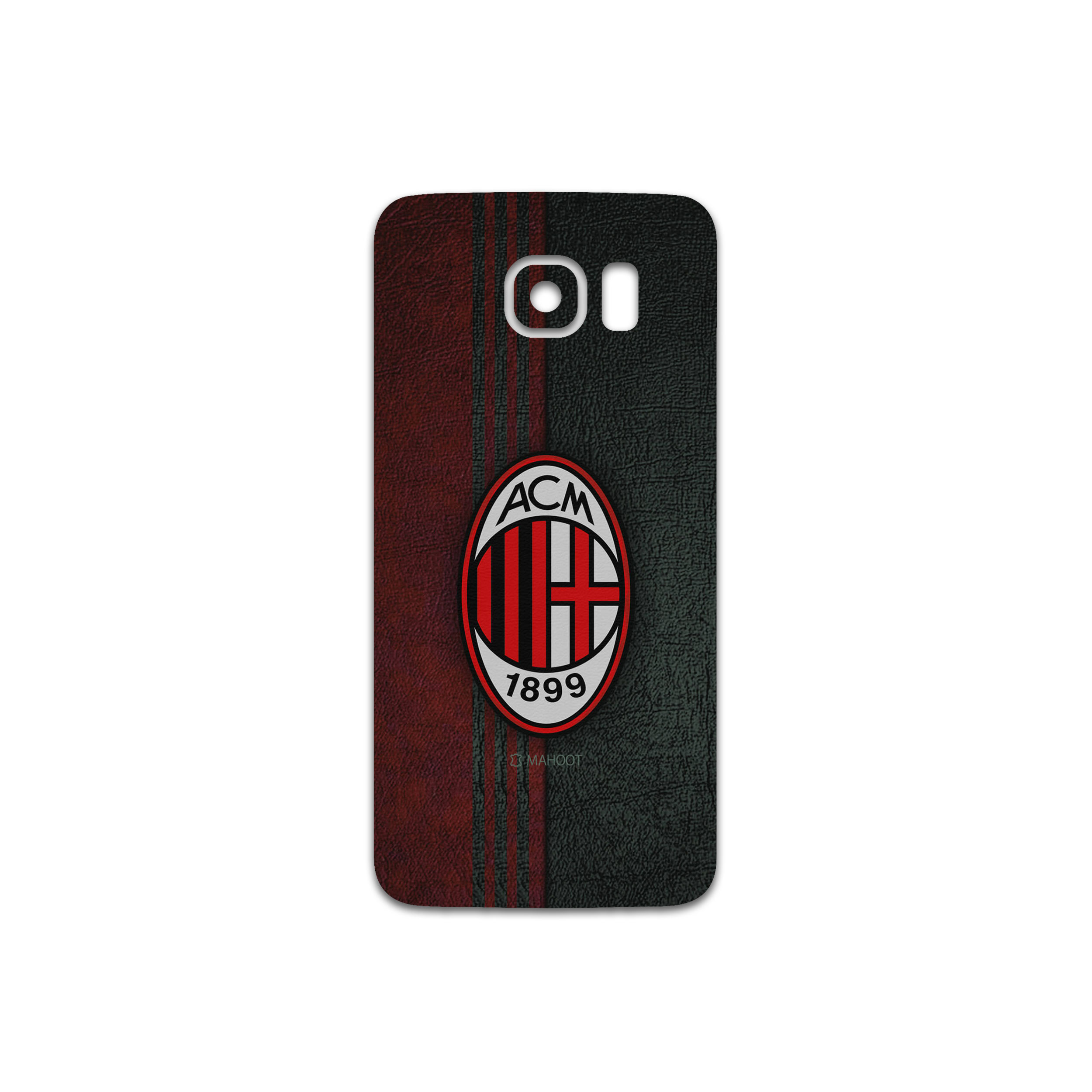 برچسب پوششی ماهوت مدل AC-Milan-FC مناسب برای گوشی موبایل سامسونگ Galaxy S6