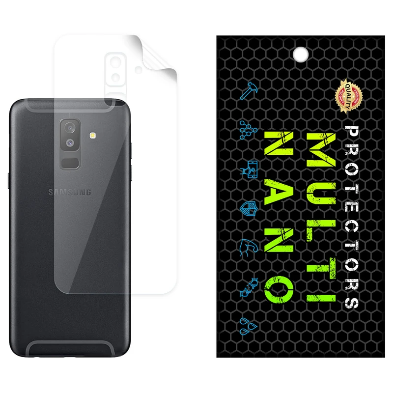 محافظ پشت گوشی شفاف نانو هیدروژل مولتی نانو مدل X-F1T مناسب برای گوشی موبایل سامسونگ Galaxy A6 Plus 2018