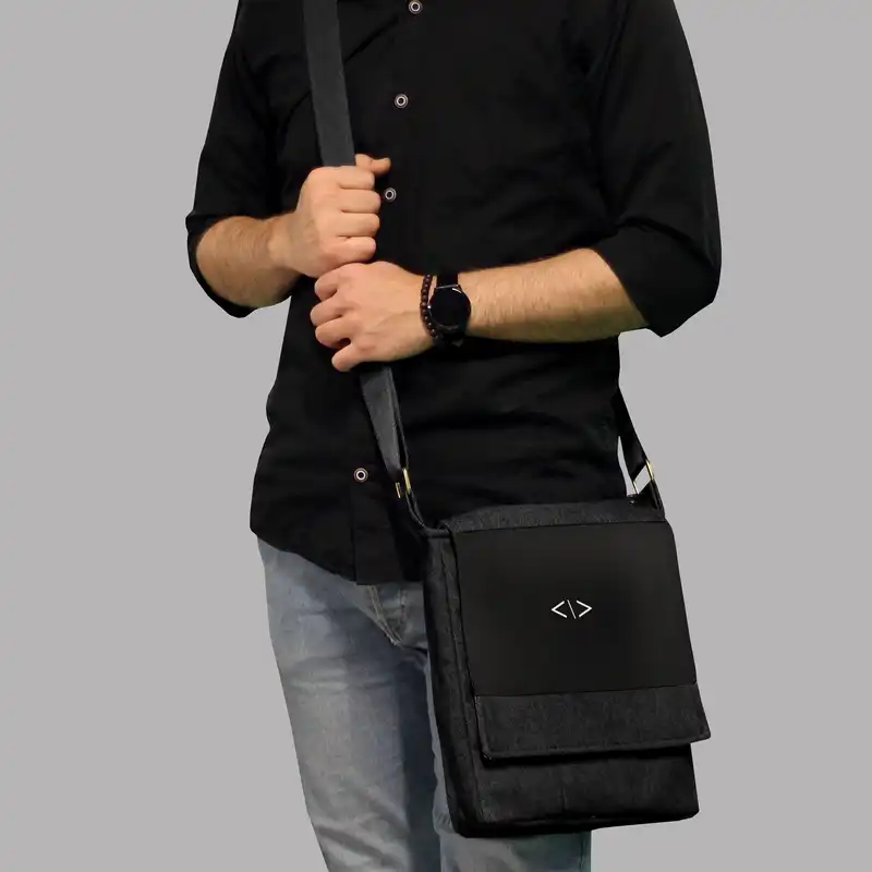 کیف رودوشی چی چاپ مدل مینیمال رشته برنامه نویسی کد 65186