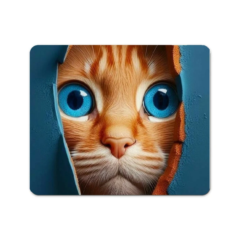 ماوس پد پاد آفرین طرح گربه بامزه کد 888 سایز 19*24 سانتی متر