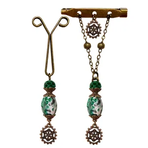 ست سنجاق سینه و گیره روسری کد PM SE347