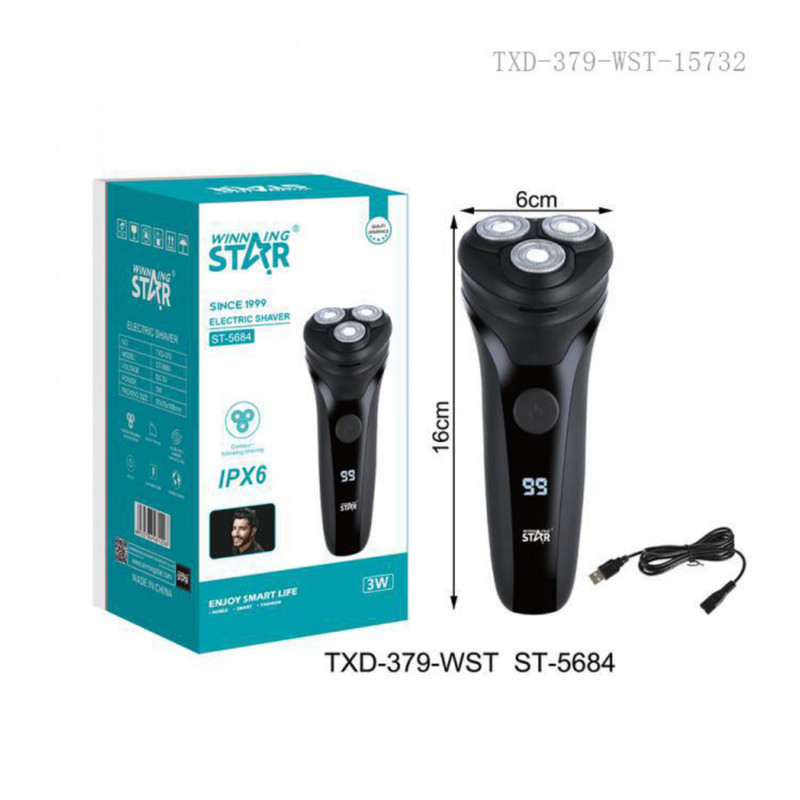 ماشین اصلاح موی صورت وینینگ استار مدل st-5684 ماشین اصلاح موی صورت وینینگ استار مدل st-5684