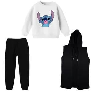 ست 3 تکه لباس راحتی بچگانه مدل استیچ کد 1