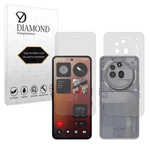 Diamond Tough model matte screen protector suitable for Nothing Phone 3a Pro mobile phone along with the back protector 