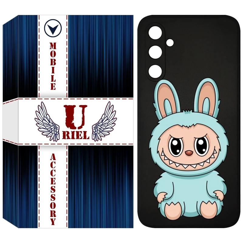 کاور یوریل قاب مدل KSH کد 144 طرح عروسک لبوبو مناسب برای گوشی موبایل سامسونگ Galaxy S23 FE
