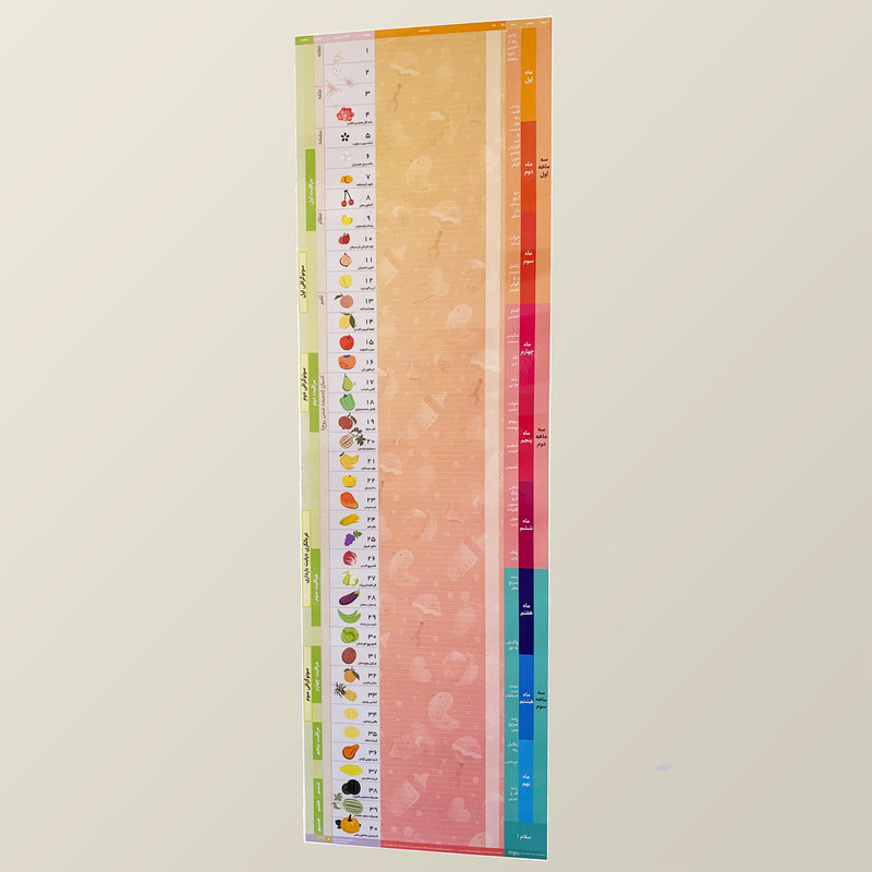 تقویم دیواری عرش دیس مدل وایت بوردی طرح بارداری کد 69