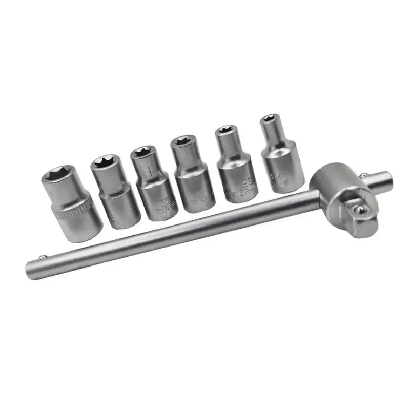 آچار بکس و  سری بکس ستاره ای مدل RX1131 مجموعه 7 عددی