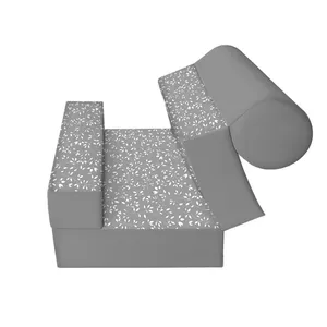 مبل تختخواب شو یک نفره نوپه هوم مدل برگ و گل مینیمال P1086
