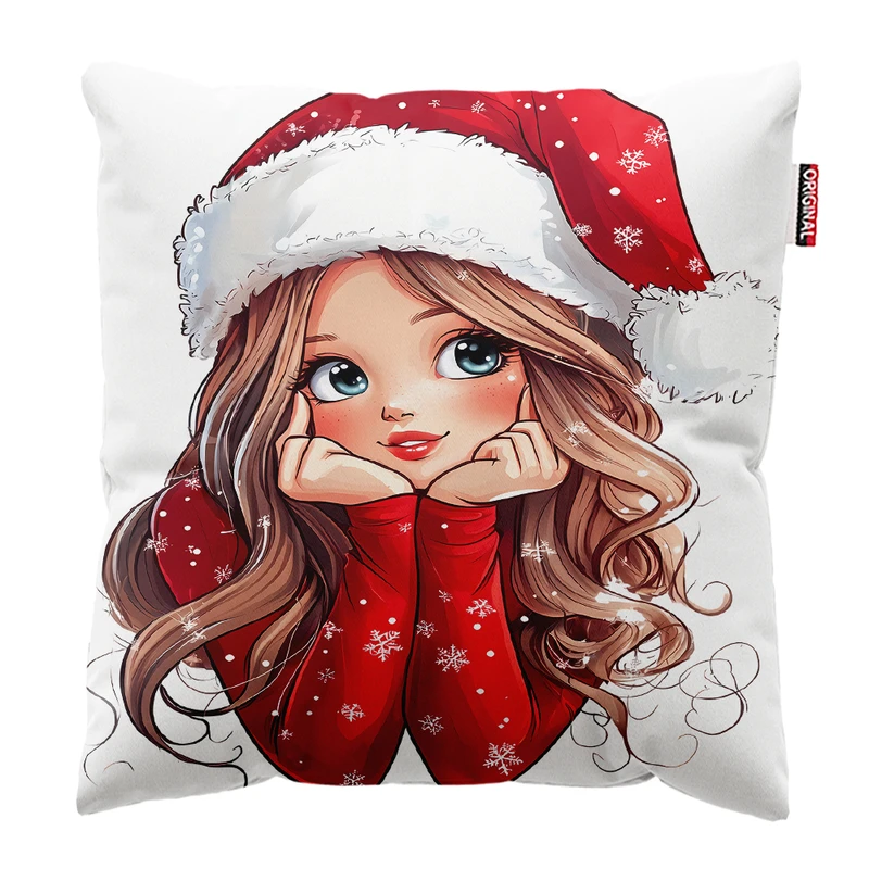 کوسن پاد آفرین مدل کریسمس کد 05 سایز 40*40 سانتی متر