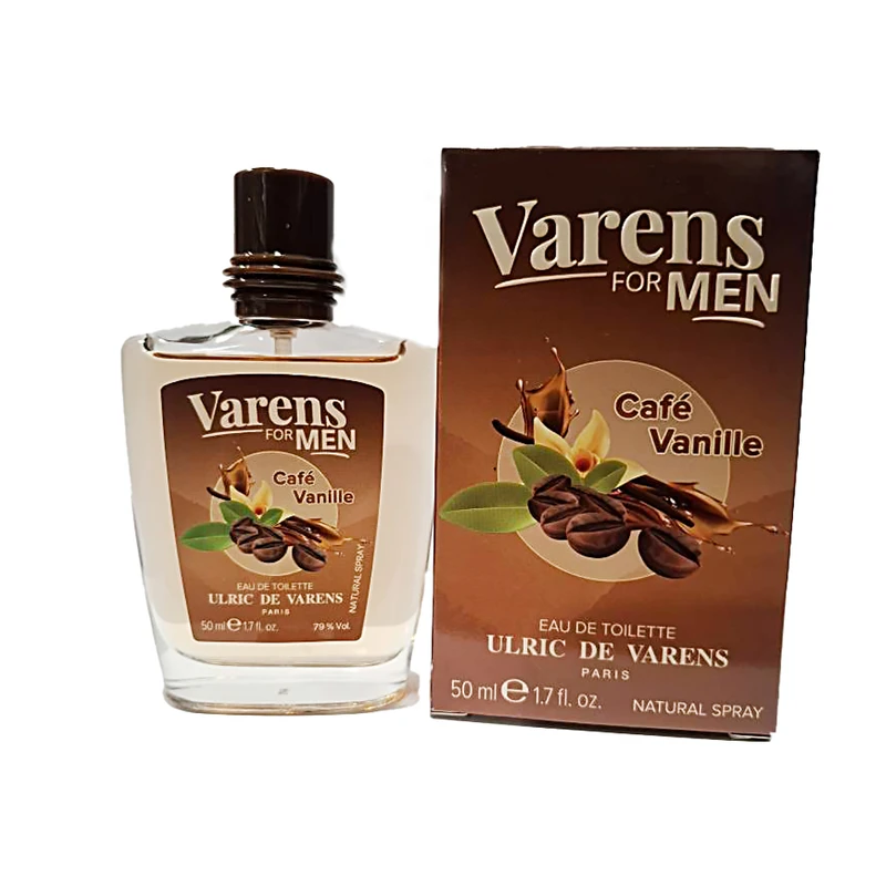 ادوتویلت اولریک دو وارن مدل Cafe Vanille با رایحه گرم حجم 50 میلی‌لیتر