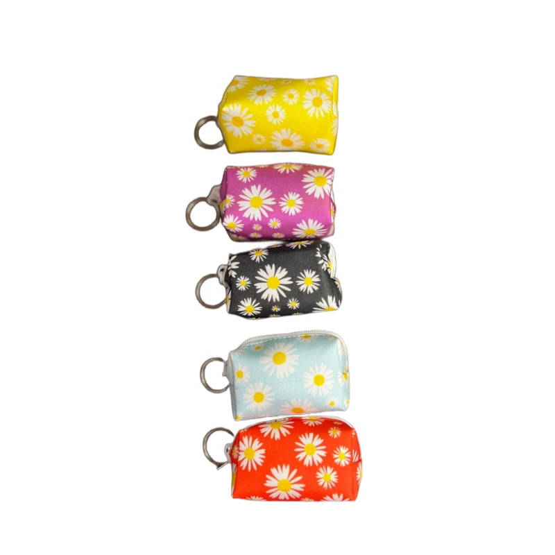 کیف هندزفری مدل بابونه مجموعه 5 عددی 