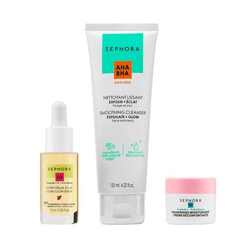 مجموعه مراقبت پوست سفورا مدل skincare wishing you بسته 3 عددی 