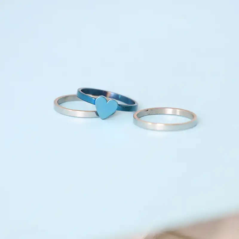 انگشتر زنانه ماصرم مدل Ri3035 مجموعه سه عددی