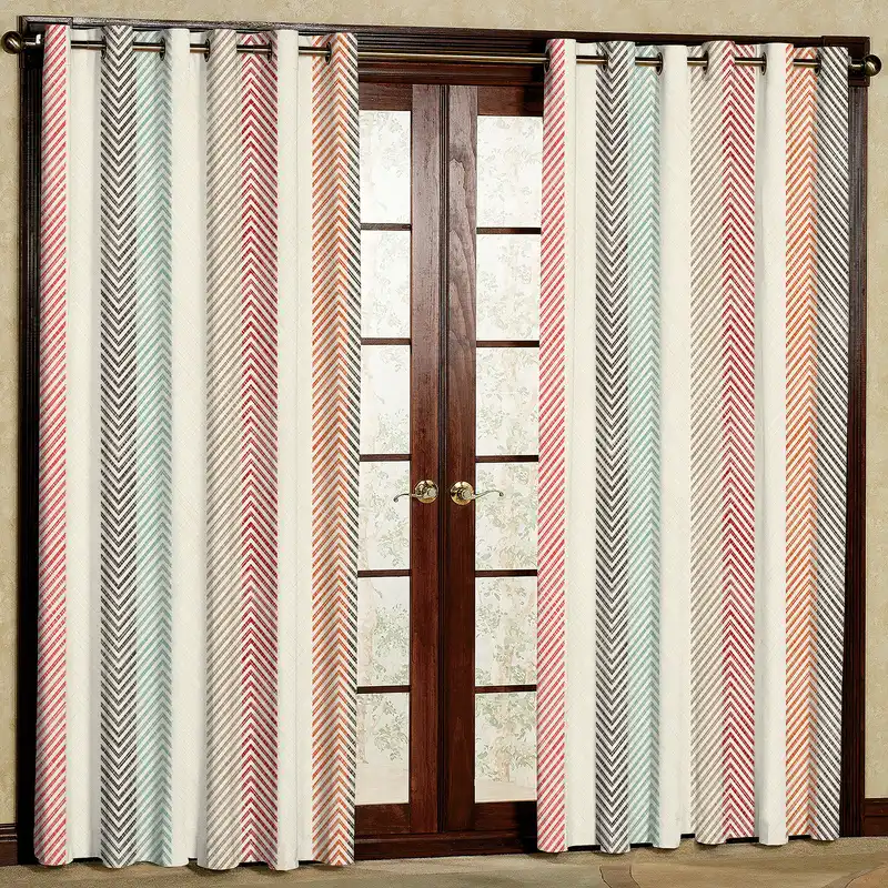 پرده مدل رنگی رنگی مخمل پانچی کد 2709 سایز 200x140 سانتی متر