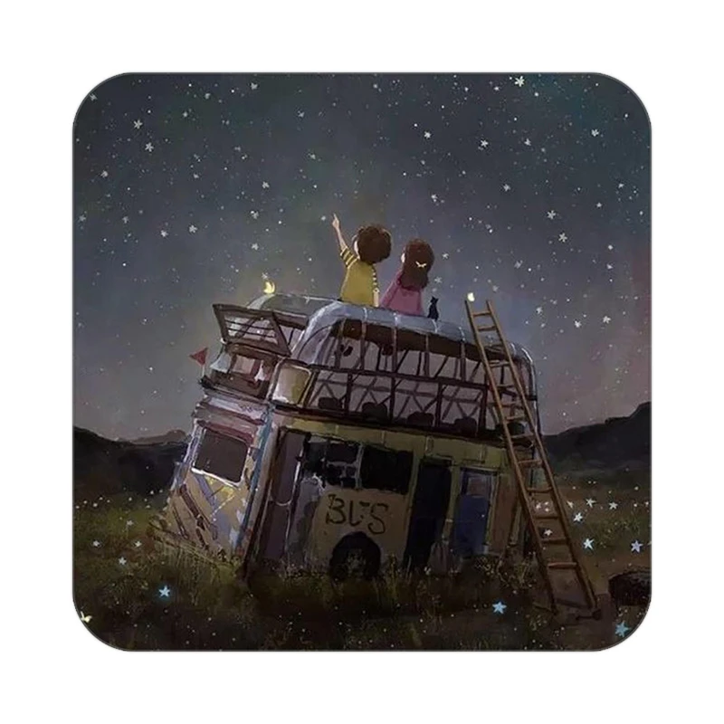 زیر لیوانی کاکتی طرح عاشقانه مدل mg10055