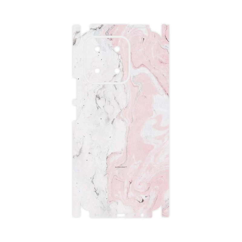 برچسب پوششی ماهوت مدل Blanco_Pink_Marble-FullSkin مناسب برای گوشی موبایل آنر X5b