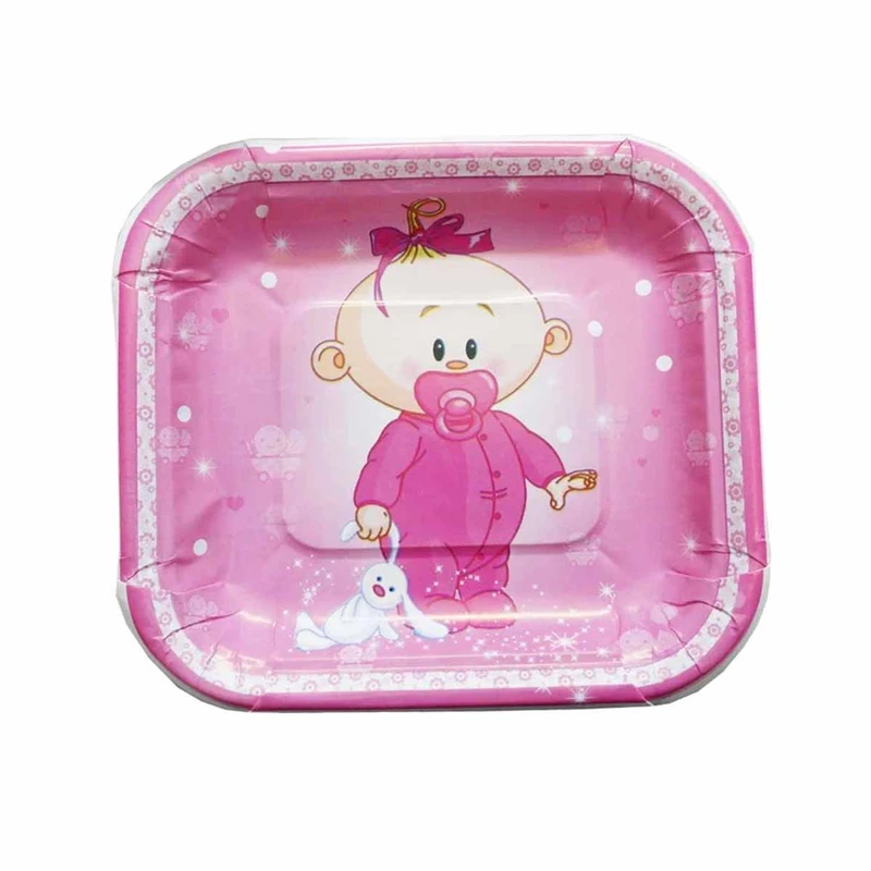 بشقاب یکبار مصرف مدل نی نی مجموعه 10 عددی